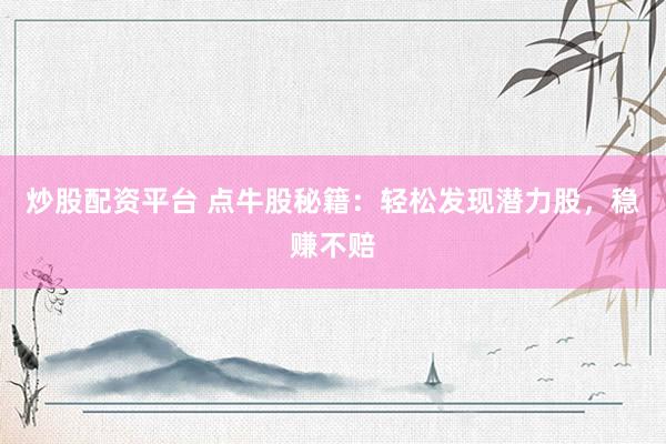 炒股配资平台 点牛股秘籍：轻松发现潜力股，稳赚不赔